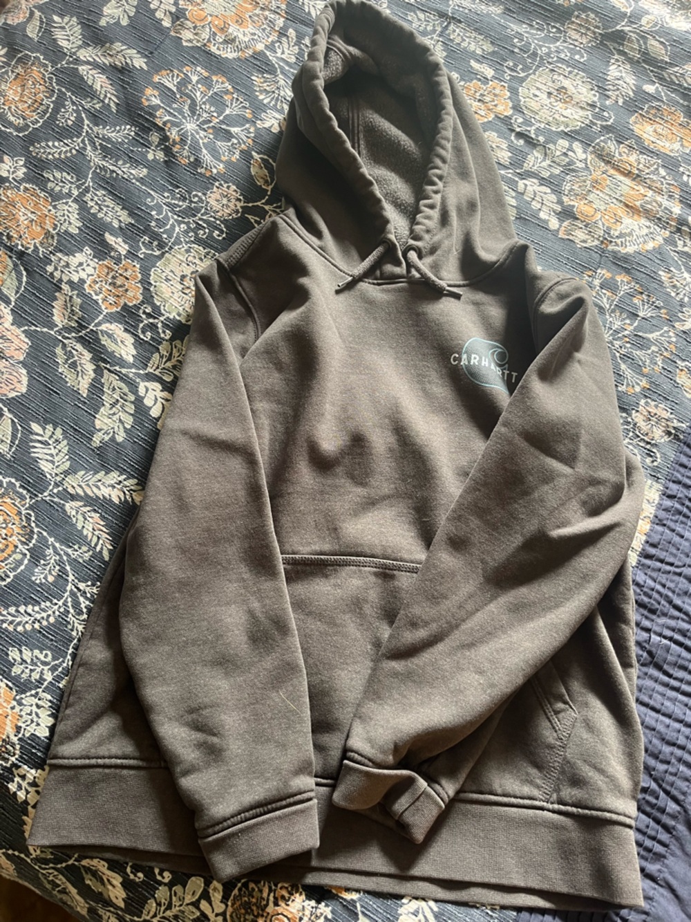 Carhartt grey Logo rain defender  Pullover Hoodie